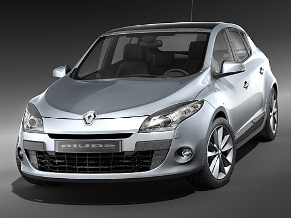 3d model renault megane coupe 2010 - Renault Megane Coupe 2010 by squir